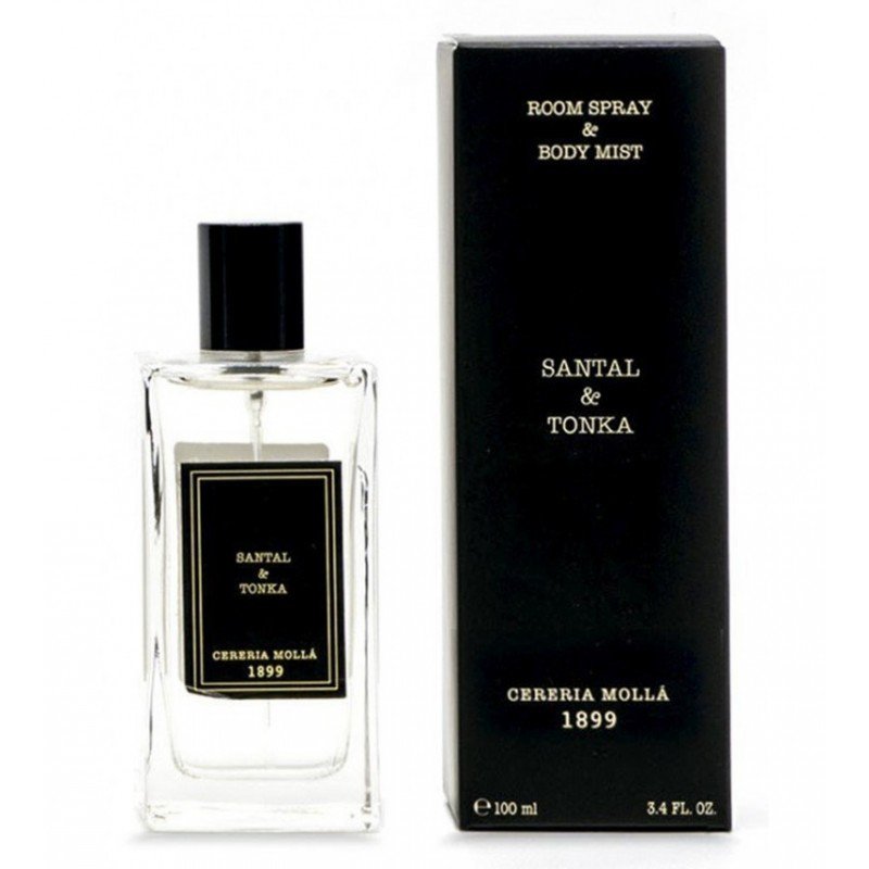 CERERIA MOLLA purškiklis ir kūno dulksna „Santal & Tonka“ 100 ml.