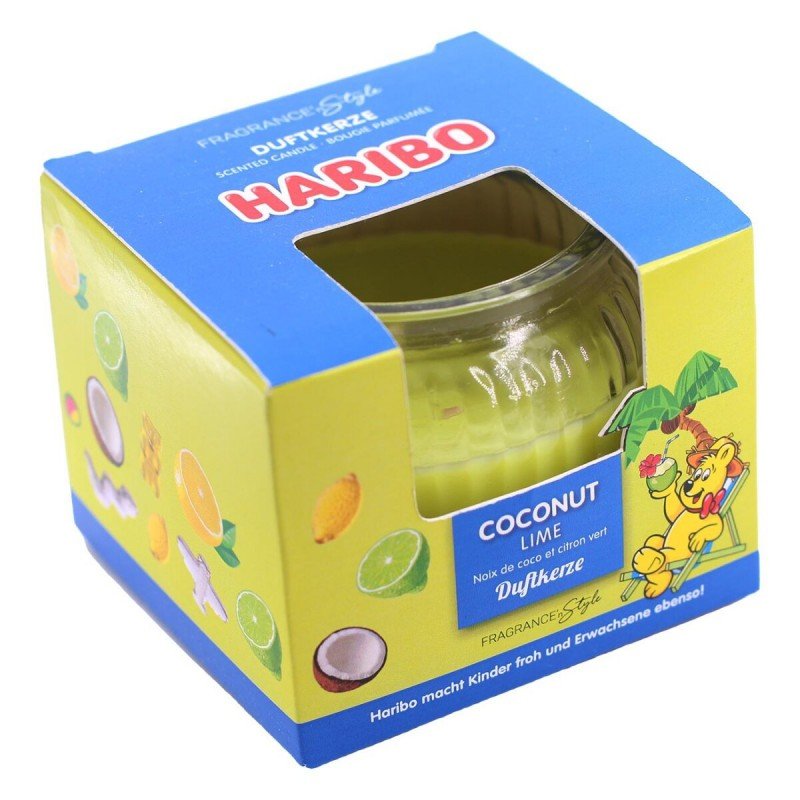 Haribo Coconut Lime žvakė - 85g-Haribo Duftkerzen-Haribo Duftkerzen