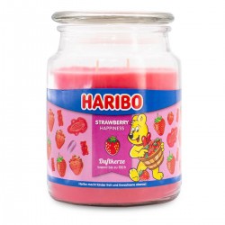 Haribo Strawberry Happiness žvakė - 510g-Haribo Duftkerzen-Haribo Duftkerzen