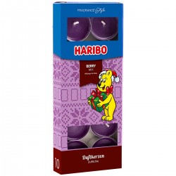 "Haribo" arbatinės žvakės Berry Mix Winter edition, 10 vnt.