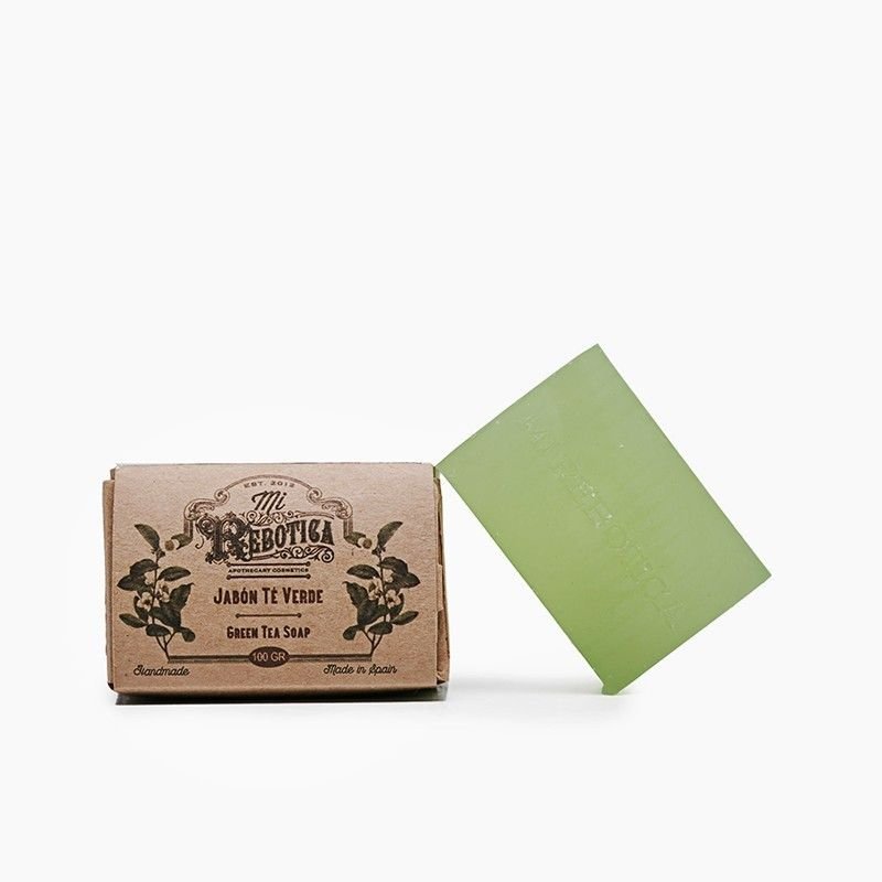 MI REBOTICA Žaliosios arbatos muilas su glicerinu, 100g-MI REBOTICA-Pagrindinis