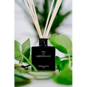 Cereria Molla Tea & Lemongrass namų kvapas su lazdelėmis 100 ml
