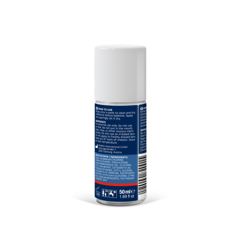 PURAX antiperspirantas Roll On Extra Strong, 50ml