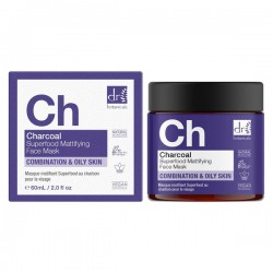 "Charcoal Superfood" matinė veido kaukė 60ml-DR. BOTANICALS-DR.