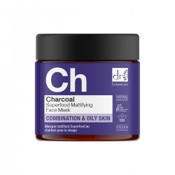 "Charcoal Superfood" matinė veido kaukė 60ml-DR. BOTANICALS-DR.