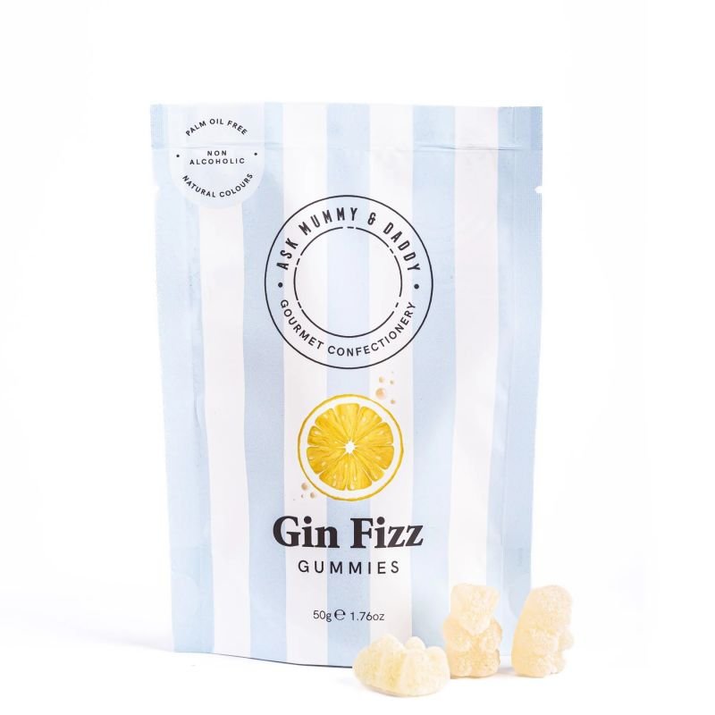 Gin Fizz guminukai (be alkoholio), 50g-Ask Mummy and Daddy-Ask Mummy and Daddy