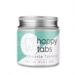 Dantų pastos tabletės Fresh Mint (be fluoro) - 80 tablečių-HAPPY TABS-HAPPY TABS