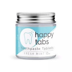 Dantų pastos tabletės Fresh Mint (su fluoru) - 80 tablečių-HAPPY TABS-HAPPY TABS