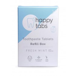 Dantų pastos tablečių Fresh Mint (su fluoru) papildymas, 120 tab.