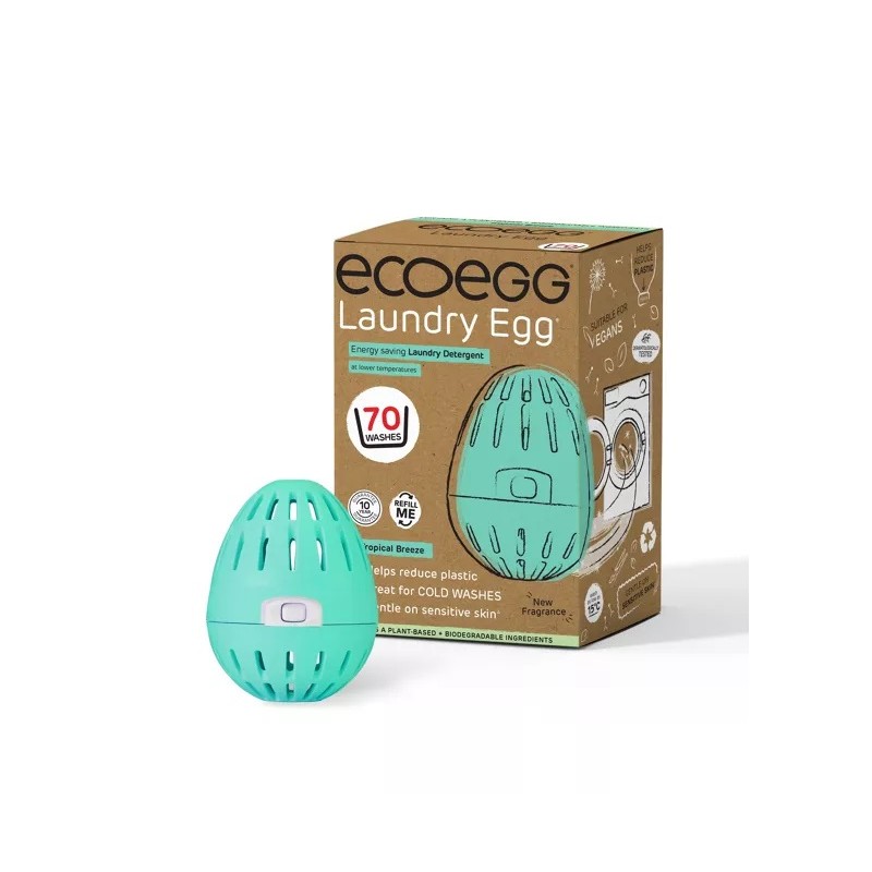 "Ecoegg" Tropical Breeze ekologiškas skalbimo kiaušinis, 70 skalbimų.