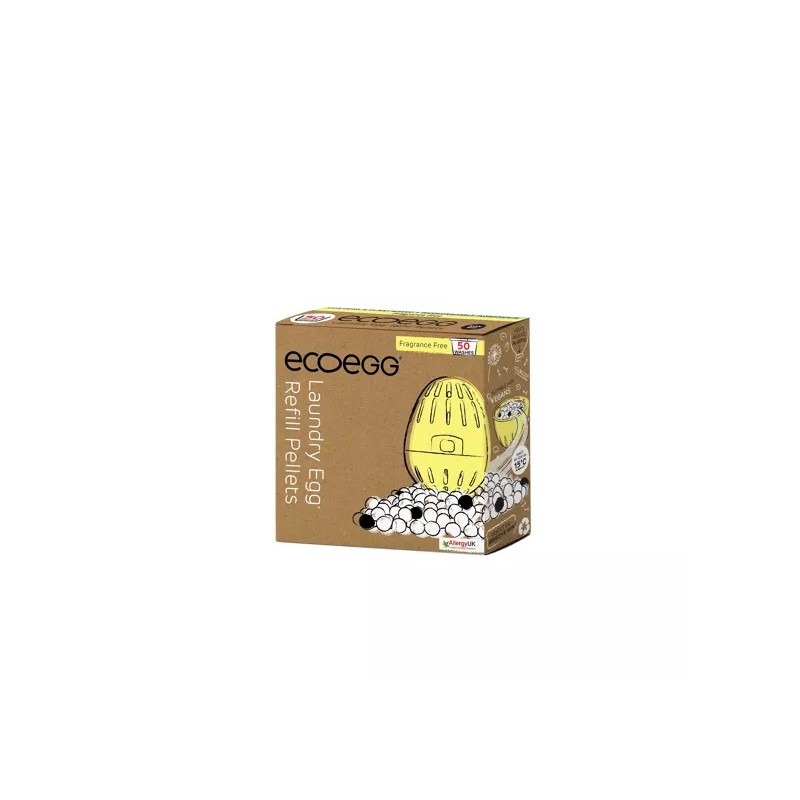 "Ecoegg" Fragrance Free ekologiško skalbimo kiaušinio papildymas, 50 skalbimų.