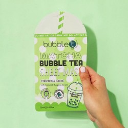 Matcha drėkinamoji lakštinė kaukė - "Bubble Tea Edition"-BUBBLE T-BUBBLE T