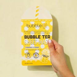 Drėkinamoji lakštinė kaukė Tropical - "Bubble Tea Edition"-BUBBLE T-BUBBLE T
