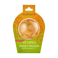 De-stress bath bomb - Saldžiųjų apelsinų ir bergamočių vonios "bomba", 150g-BUBBLE T-BUBBLE T