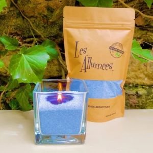 Les Allumees Blue Lagoon žvakių perlai 500 g