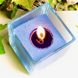 Les Allumees žvakių perlai (be indelio) - Blue Lagoon, 500g-LES ALLUMEES-Žvakės