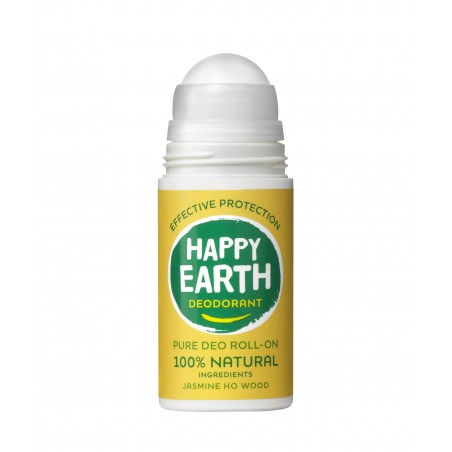 Natūralus rutulinis dezodorantas Jasmine Ho Wood, 75ml-HAPPY EARTH-HAPPY EARTH