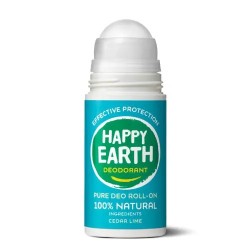 Natūralus rutulinis dezodorantas Cedar Lime, 75ml-HAPPY EARTH-HAPPY EARTH