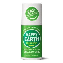 Natūralus rutulinis dezodorantas Cucumber Matcha, 75ml-HAPPY EARTH-HAPPY EARTH