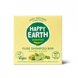 Kietasis šampūnas Volume & Shine (plaukų apimčiai ir blizgesiui), 70g-HAPPY EARTH-HAPPY EARTH