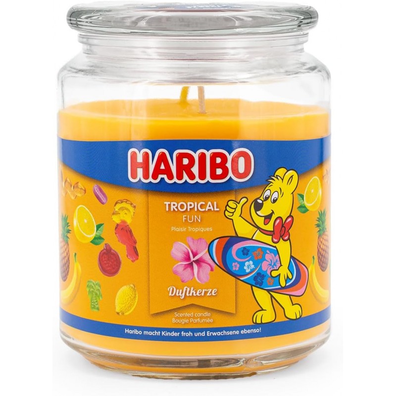 Haribo Tropical Fun žvakė - 510g-Haribo Duftkerzen-Haribo Duftkerzen