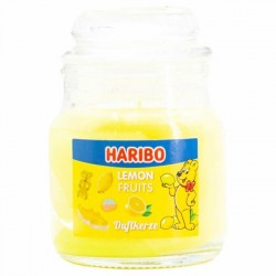 Haribo žvakių rinkinys - Lemon Fruits, Cherry Cola, Strawberry Happiness - 3x 85 g-Haribo Duftkerzen-Haribo Duftkerzen