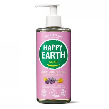 Skystas rankų muilas Lavender Ylang, 300ml-HAPPY EARTH-HAPPY EARTH