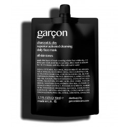 "Garçon Mens" valomoji molio ir medžio anglies veido kaukė - visiems odos atspal-GARçON SKINCARE-GARÇON SKINCARE