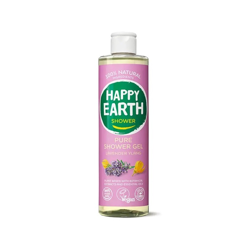 Dušo gelis Lavender Ylang, 300ml-HAPPY EARTH-HAPPY EARTH