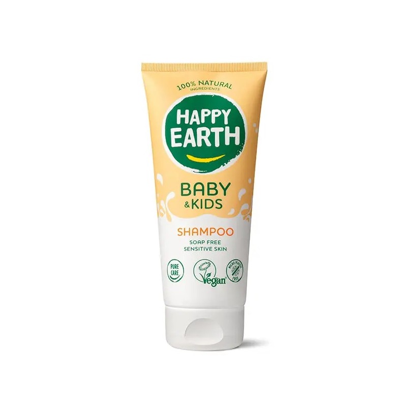 Šampūnas be muilo kūdikiams ir vaikams, 200ml-HAPPY EARTH-HAPPY EARTH