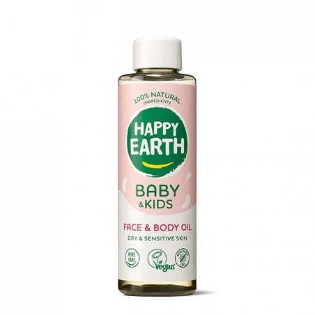 Veido ir kūno aliejus kūdikiams ir vaikams, 150ml-HAPPY EARTH-HAPPY EARTH
