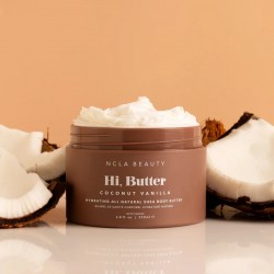 Hi, Butter Coconut Vanilla kūno sviestas, 200ml-NCLA Beauty-NCLA Beauty