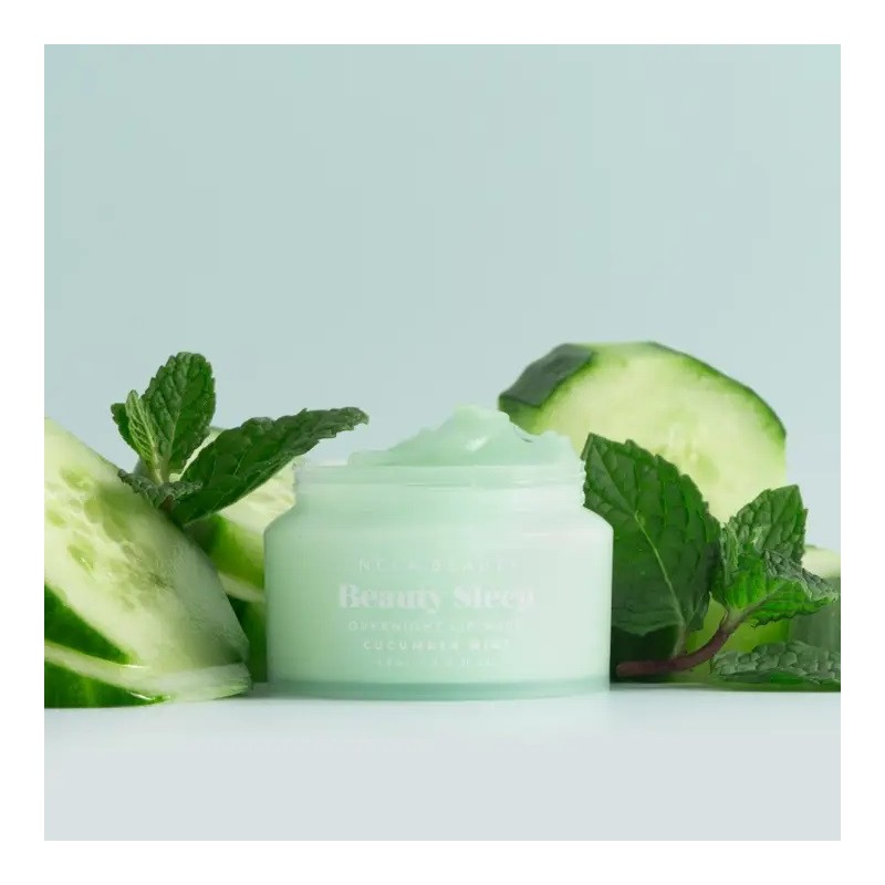 Beauty Sleep, Cucumber Mint lūpų kaukė, 15ml-NCLA Beauty-NCLA Beauty