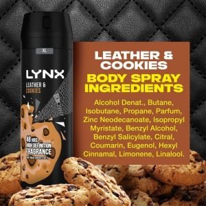 Lynx Collision Leather & Cookies XL dezodorantas ir kūno purškiklis 200 ml