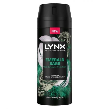 Lynx Emerald Sage Premium kūno purškiklis 150 ml