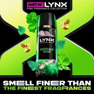 Lynx Emerald Sage Premium kūno purškiklis 150 ml