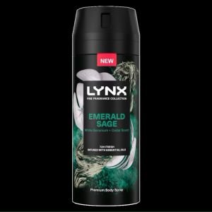 Lynx Emerald Sage Premium kūno purškiklis 150 ml