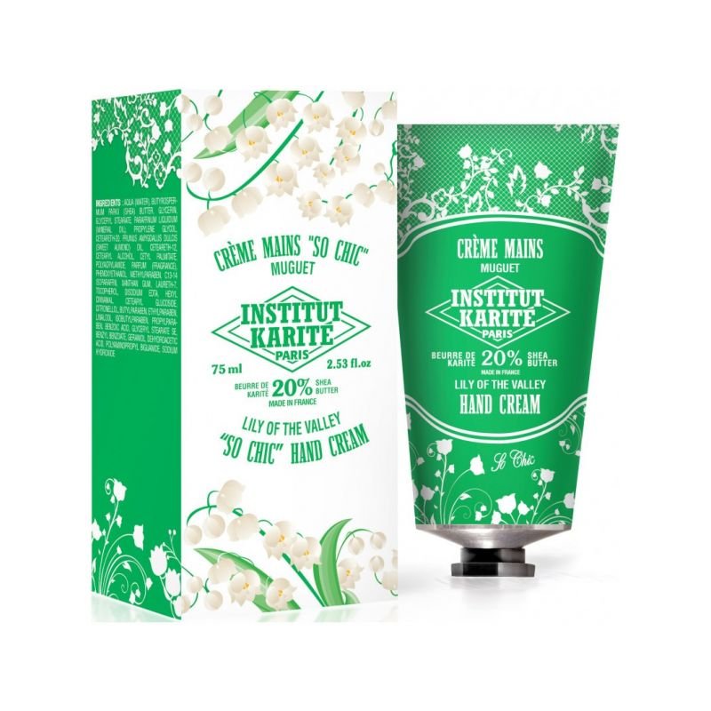 Institut Karite So Chic Lily Of The Valley rankų kremas 75 ml