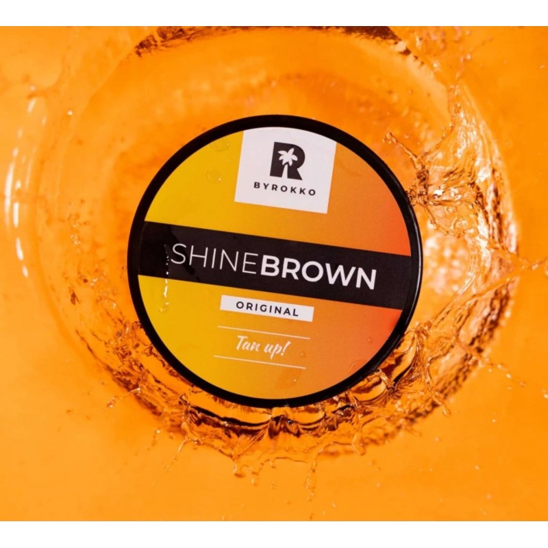 SHINE BROWN - Aukščiausios kokybės įdegį skatinantis kremas, 210 ml-BYROKKO-BYROKKO