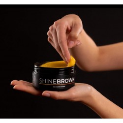 SHINE BROWN - Aukščiausios kokybės įdegį skatinantis kremas, 210 ml-BYROKKO-BYROKKO