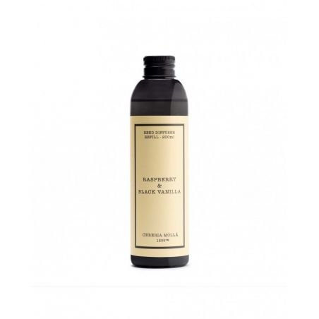 Cereria Molla Raspberry & Black Vanilla papildymas 200 ml