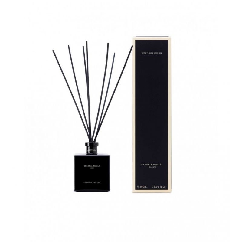 Cereria Molla Amber & Sandalwood namų kvapas su lazdelėmis 500 ml
