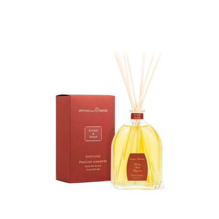 Officina Delle Essenze Scorze & Spezie namų kvapas su lazdelėmis 250 ml