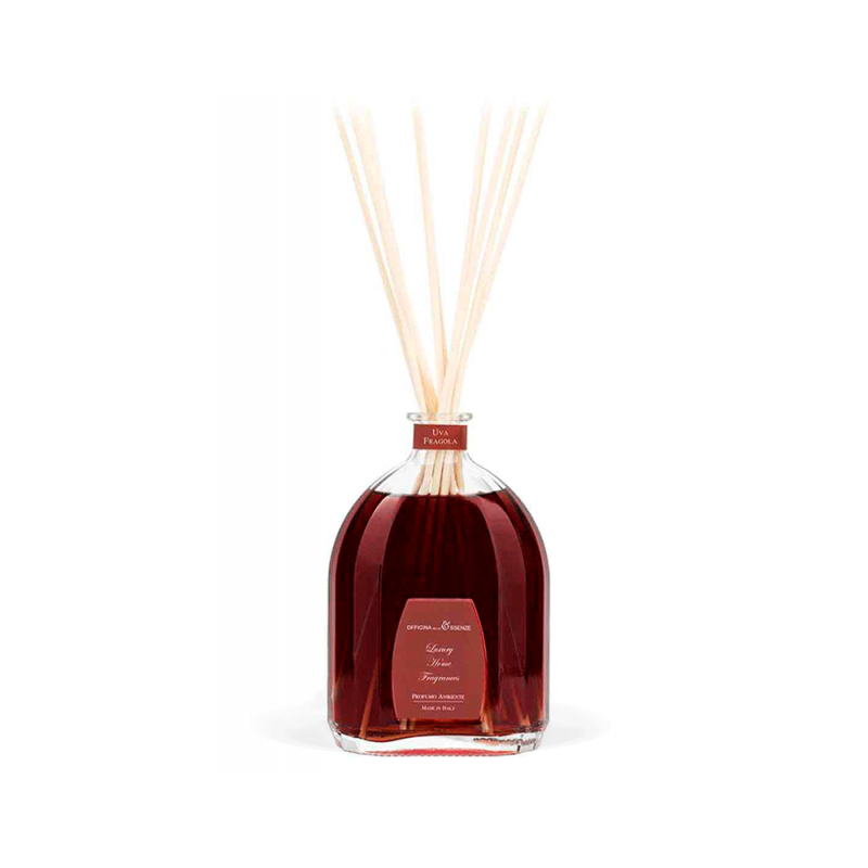 Officina Delle Essenze Uva Fragola namų kvapas su lazdelėmis 500 ml