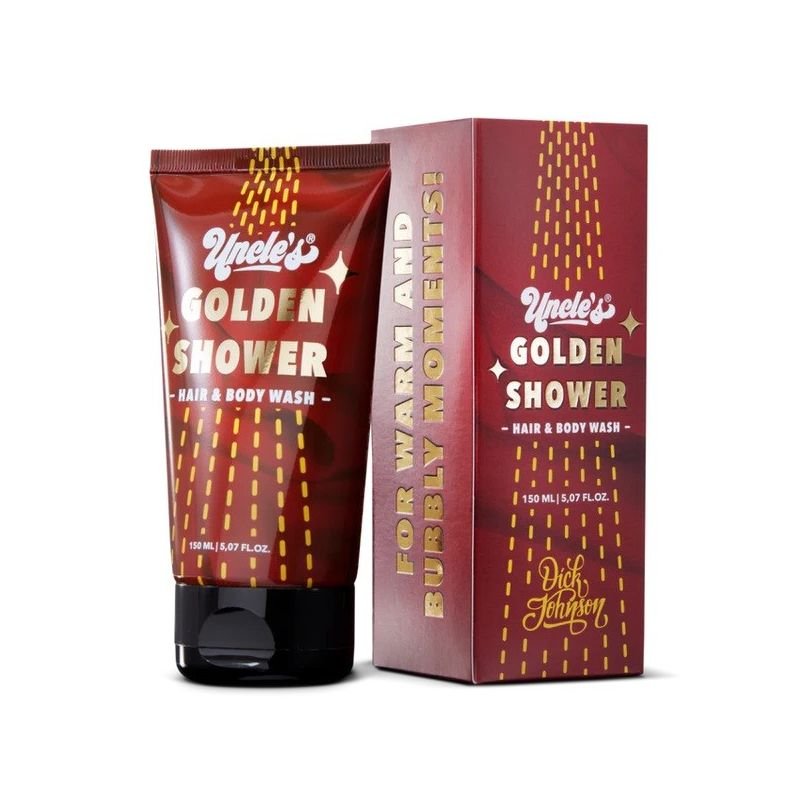 Dick Johnson Golden Shower plaukų ir kūno prausiklis 150 ml