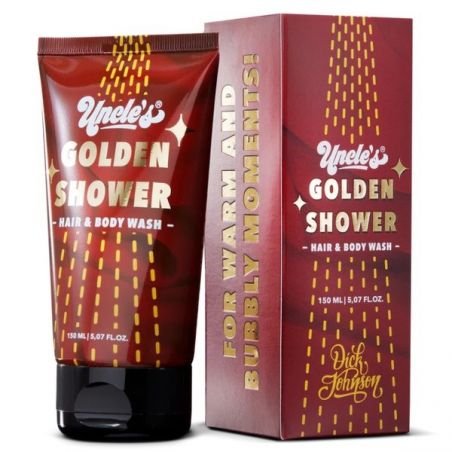 Dick Johnson Golden Shower plaukų ir kūno prausiklis 150 ml