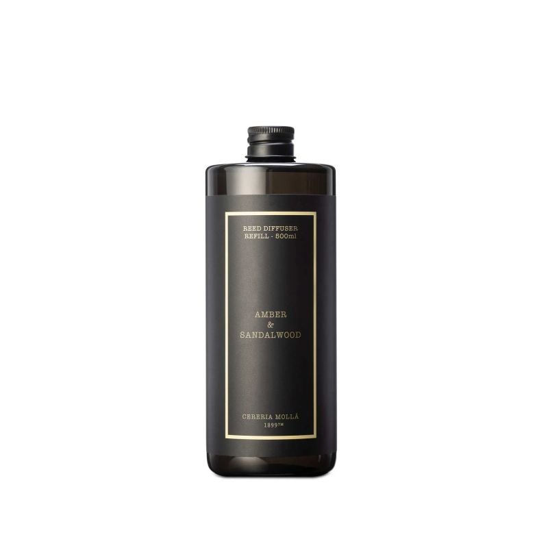 Cereria Molla Amber & Sandalwood papildymas 500 ml