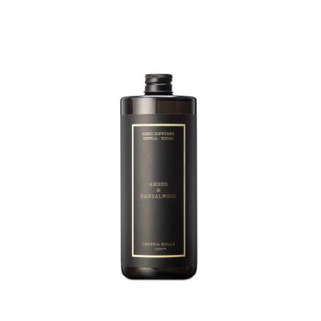Cereria Molla Amber & Sandalwood papildymas 500 ml