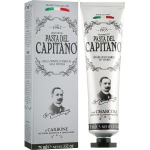 Pasta Del Capitano Charcoal dantų pasta 75 ml