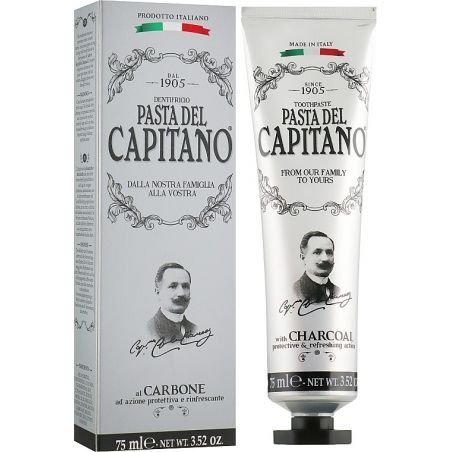 Pasta Del Capitano Charcoal dantų pasta 75 ml